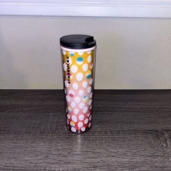 Starbucks Spring 2019 Easter Eggs Ombré Pink Yellow Travel Mug Cup Tumbler - Picture 2 of 5